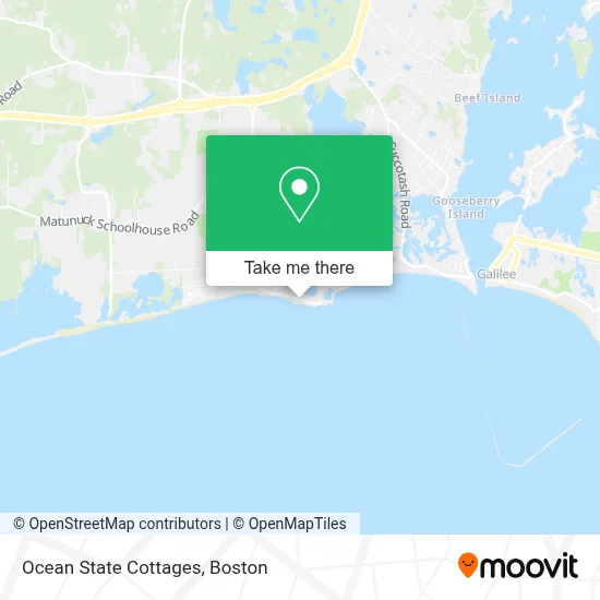Ocean State Cottages map