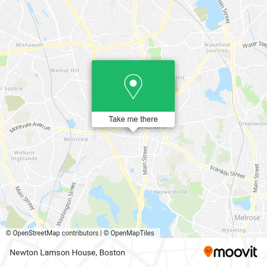 Newton Lamson House map