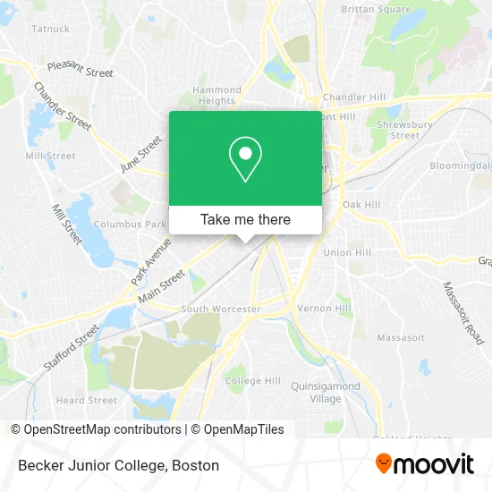 Becker Junior College map