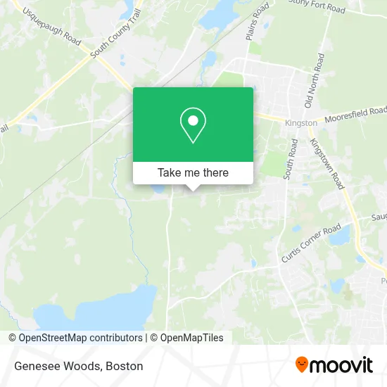 Genesee Woods map