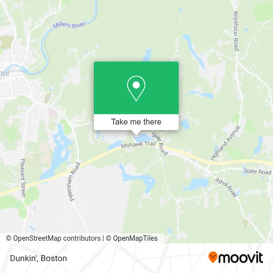 Dunkin' map