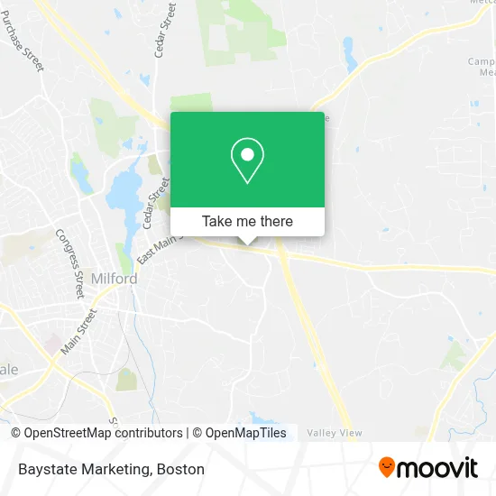 Baystate Marketing map