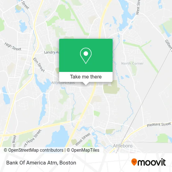 Bank Of America Atm map