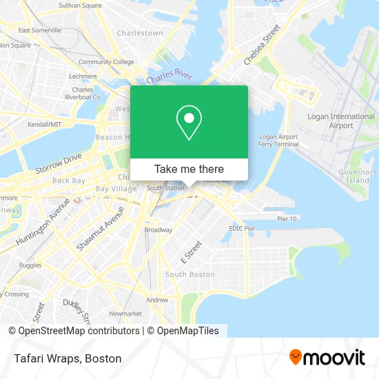 Tafari Wraps map