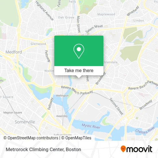 Metrorock Climbing Center map
