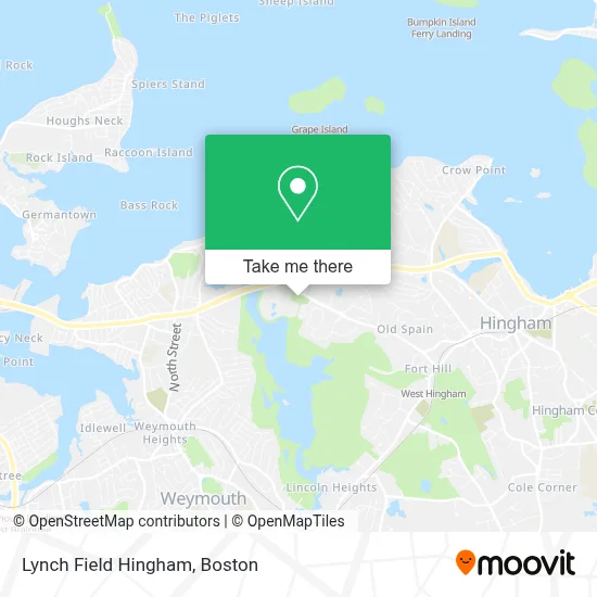 Lynch Field Hingham map