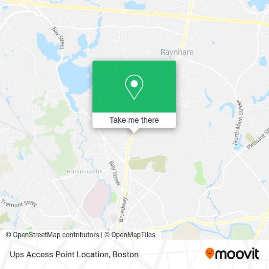 Ups Access Point Location map