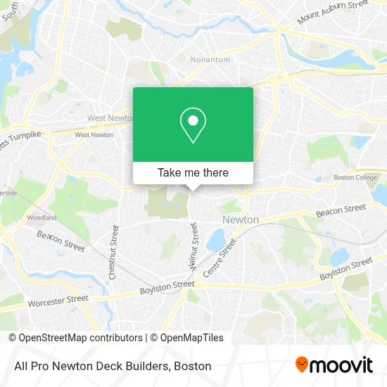 All Pro Newton Deck Builders map