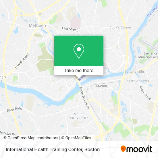 International Health Training Center map