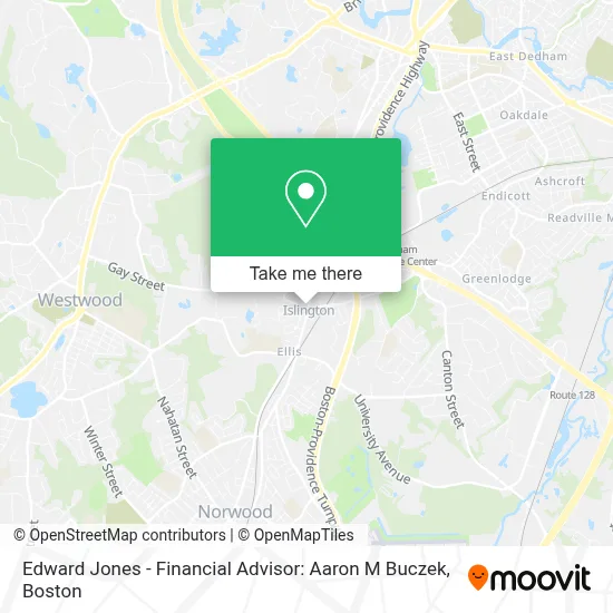 Edward Jones - Financial Advisor: Aaron M Buczek map