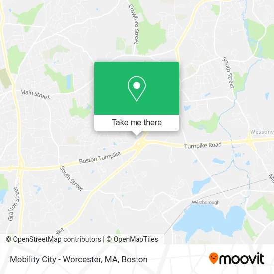 Mobility City - Worcester, MA map