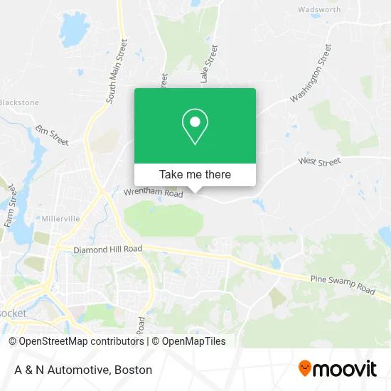 A & N Automotive map