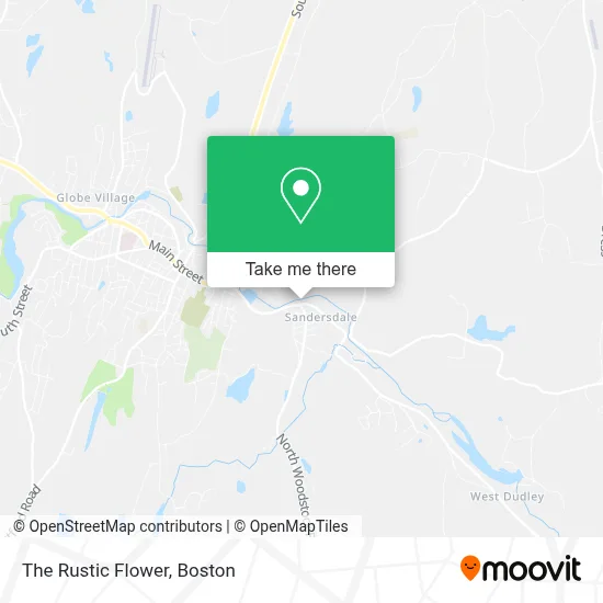 The Rustic Flower map