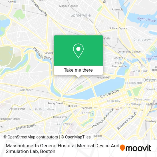 Massachusetts General Hospital Medical Device And Simulation Lab map