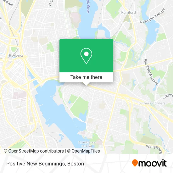Positive New Beginnings map