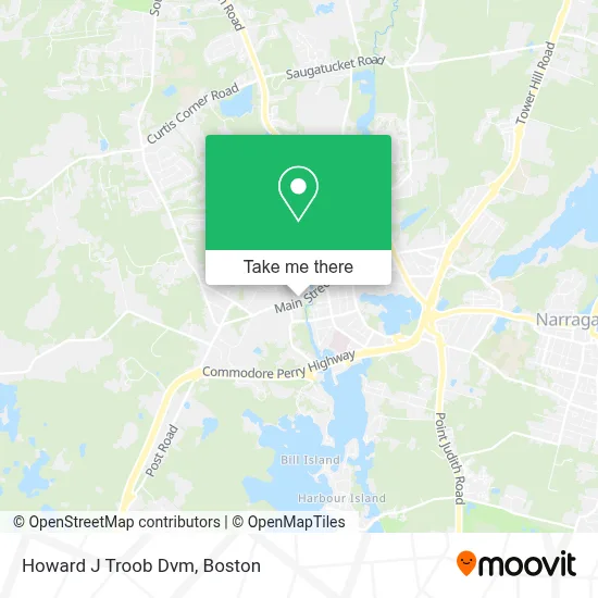 Howard J Troob Dvm map