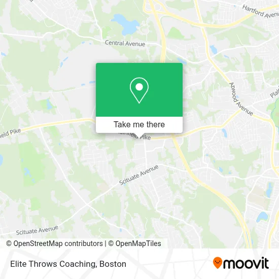 Elite Throws Coaching map