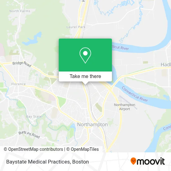 Baystate Medical Practices map
