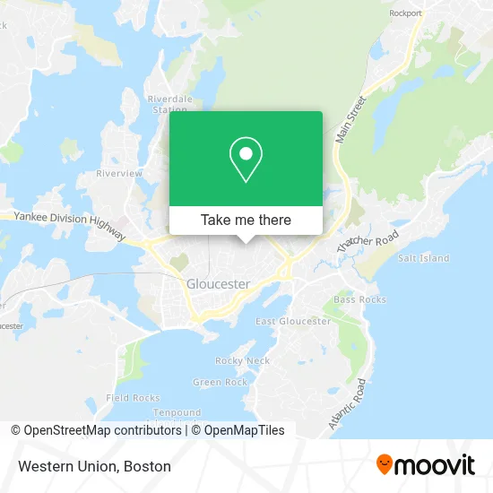 Western Union map
