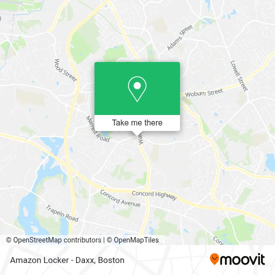 Amazon Locker - Daxx map