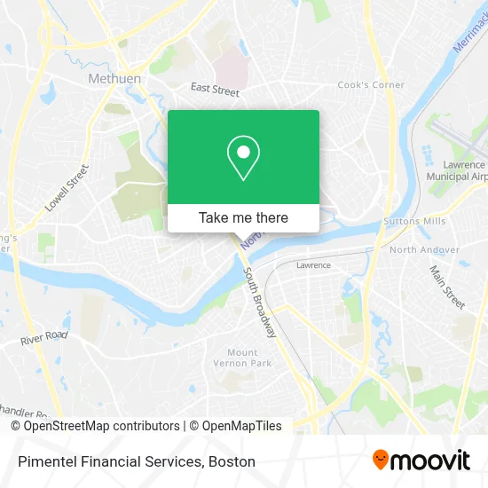 Pimentel Financial Services map