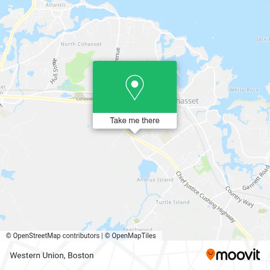 Western Union map
