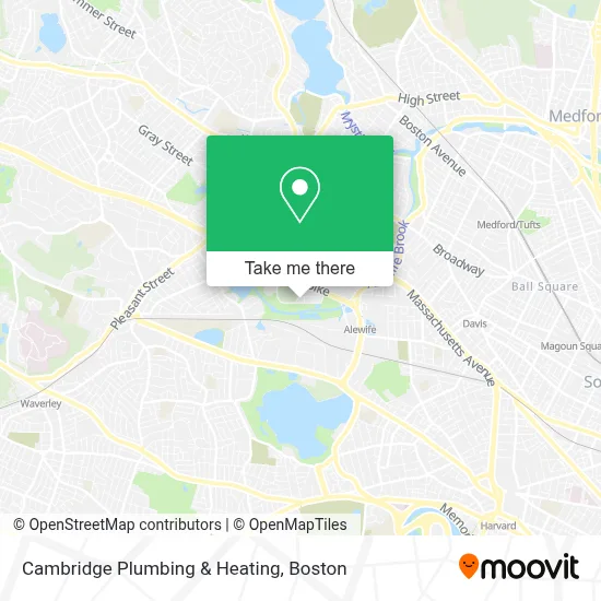 Cambridge Plumbing & Heating map
