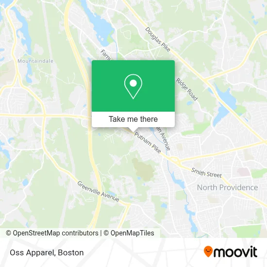 Oss Apparel map