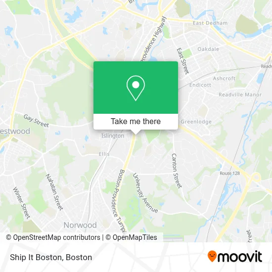 Ship It Boston map