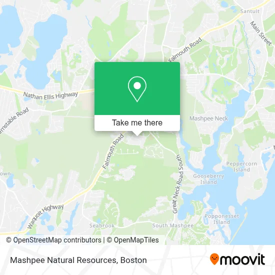 Mashpee Natural Resources map