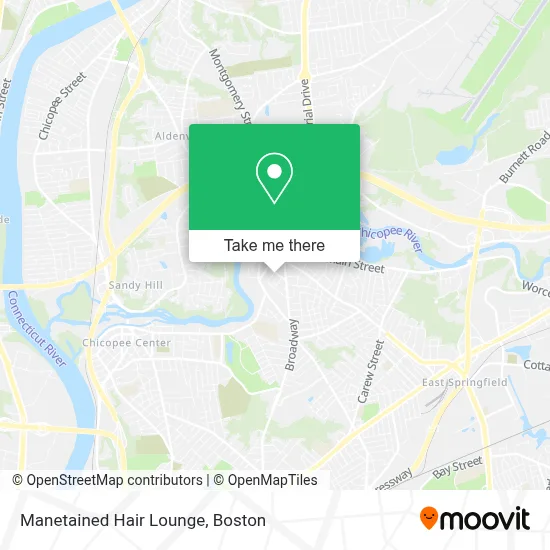 Manetained Hair Lounge map