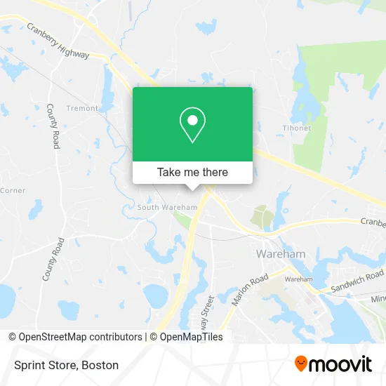 Sprint Store map