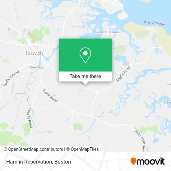 Hamlin Reservation map