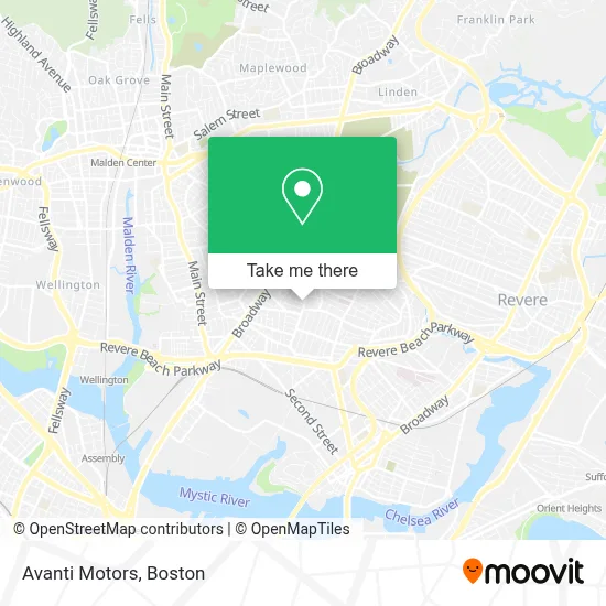 Avanti Motors map