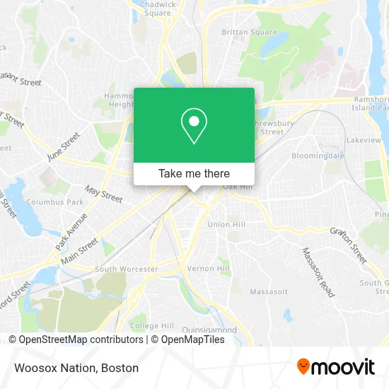 Woosox Nation map