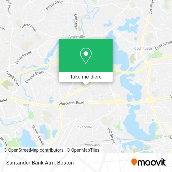 Santander Bank Atm map