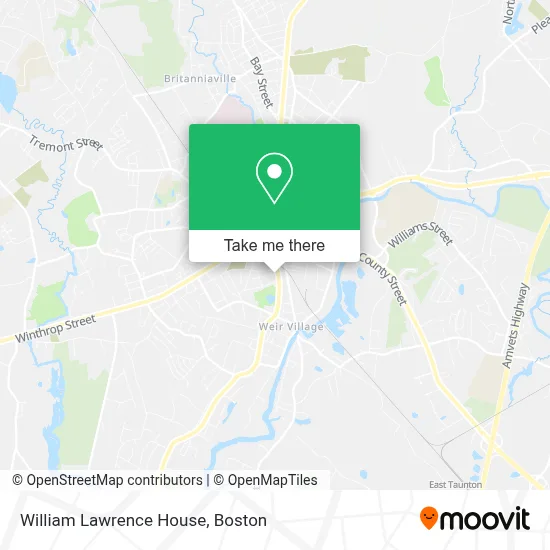 William Lawrence House map
