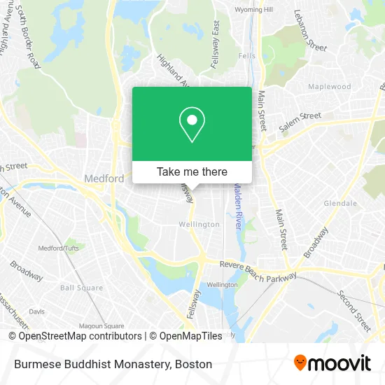 Burmese Buddhist Monastery map