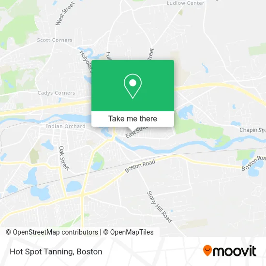 Hot Spot Tanning map