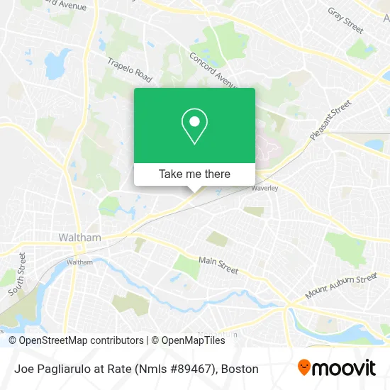 Joe Pagliarulo at Rate (Nmls #89467) map
