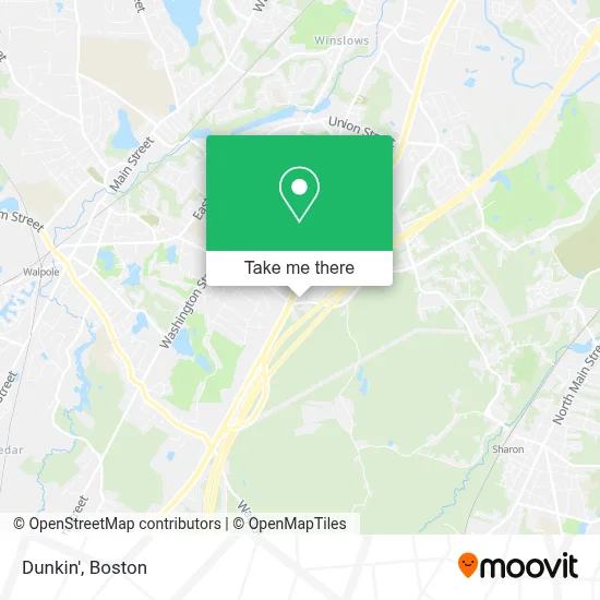 Dunkin' map