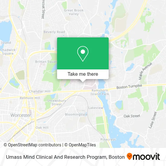 Umass Mind Clinical And Research Program map