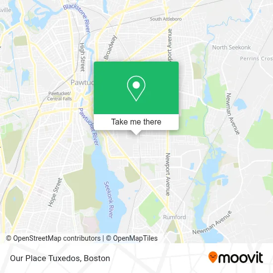 Our Place Tuxedos map
