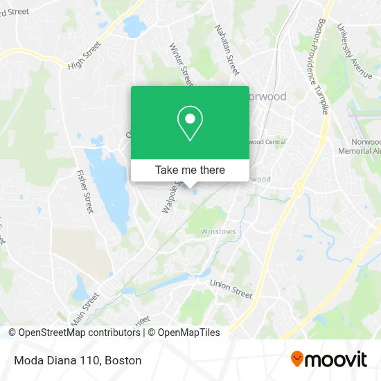 Moda Diana 110 map
