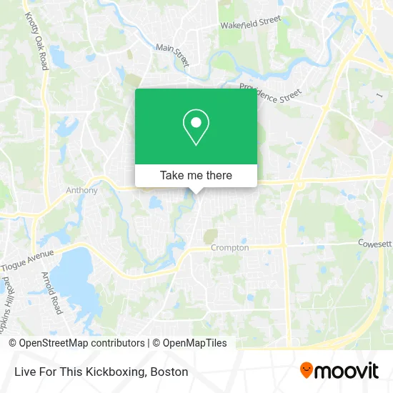 Live For This Kickboxing map