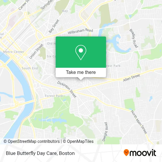 Blue Butterfly Day Care map