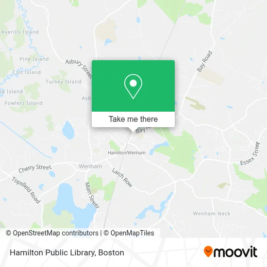Hamilton Public Library map