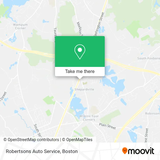 Robertsons Auto Service map