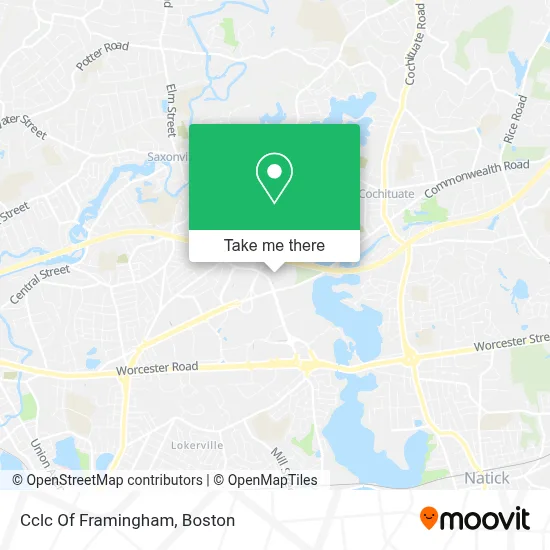 Cclc Of Framingham map