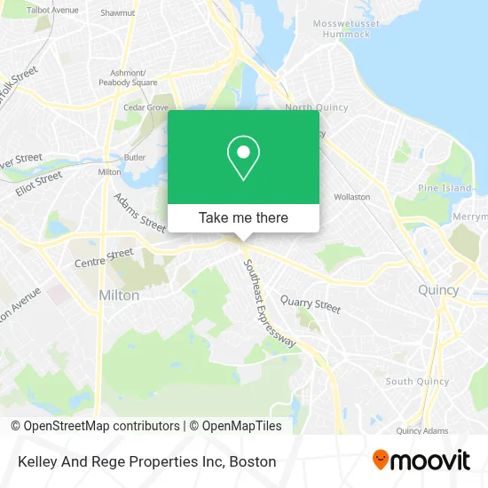 Kelley And Rege Properties Inc map